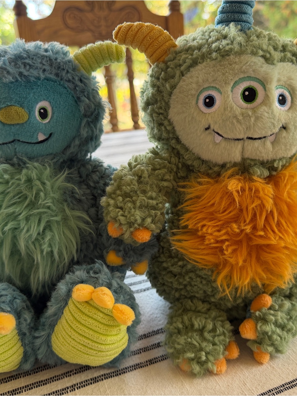 Set of 2 Mary Meyer Fabfuzz Tink&Blink Collectible Monsters